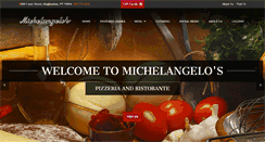 Desktop Screenshot of michelangelosristorante.com