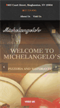 Mobile Screenshot of michelangelosristorante.com